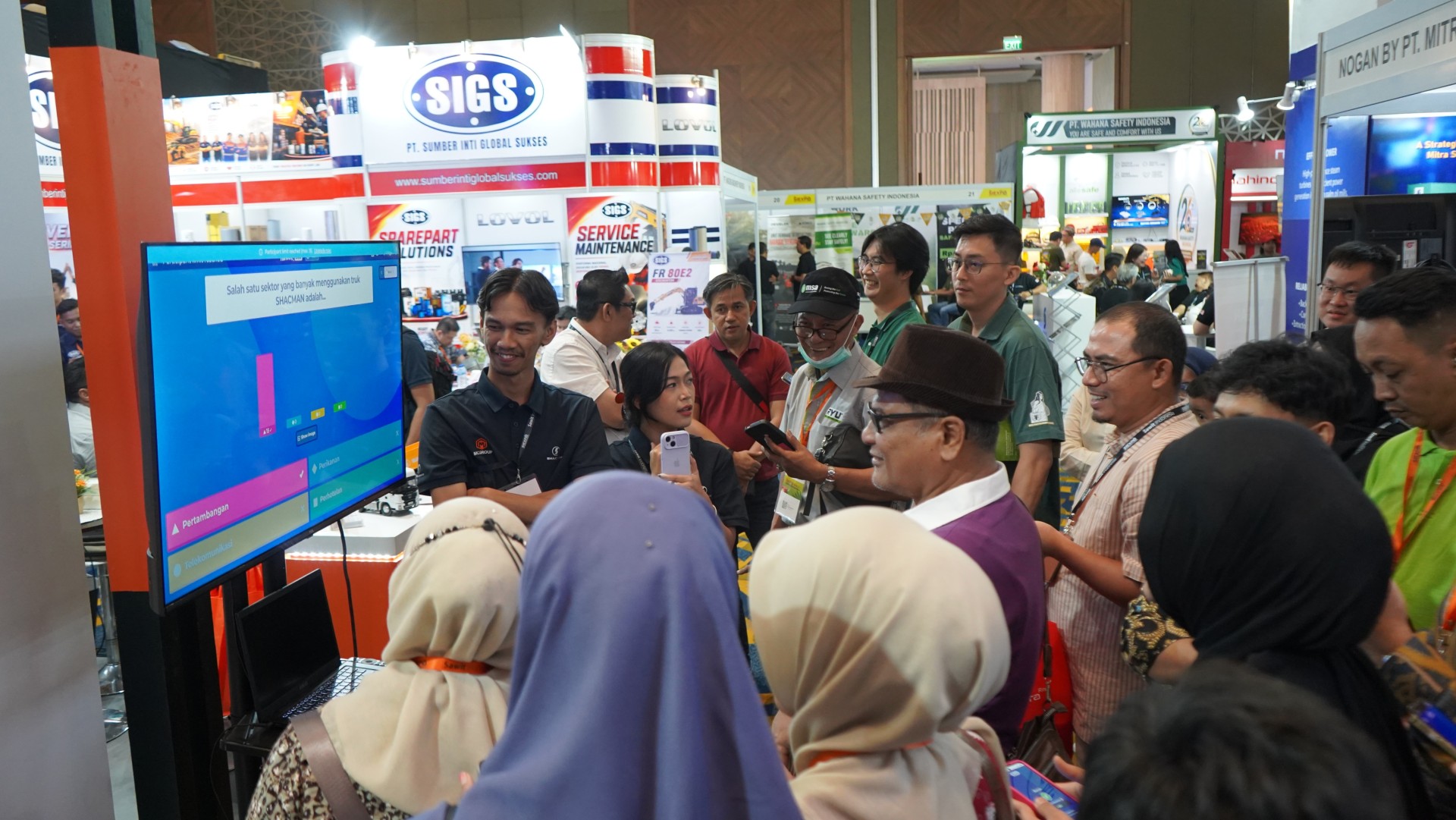 Activities at MC Group Booth