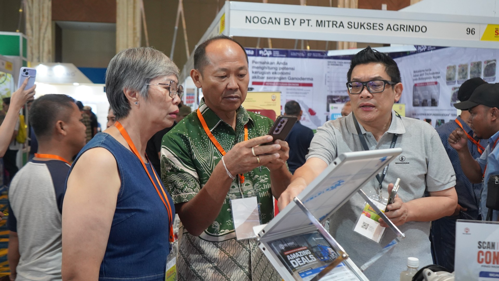 Visitors Checking Our Brochure Product